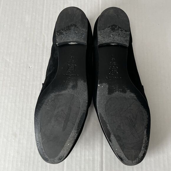 Margaux The Penny Loafer Womens Black Classic Suede Slip On Comfort Flats US 12W - Picture 12 of 14
